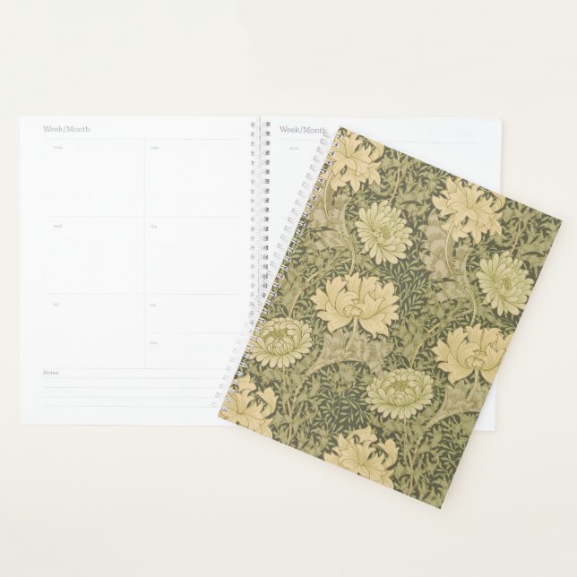 William Morris Chrysanthemum Sage Blume Planer (Anzeige)