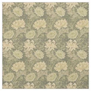 William Morris Chrysanthemum Salbei-Blume Stoff