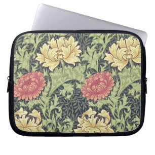 William Morris Chrysanthemum Vintage Blumenart Laptopschutzhülle