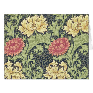 William Morris Chrysanthemum Vintage Floral Art