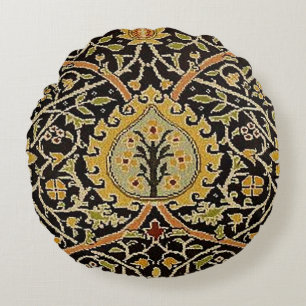 William Morris Classic Teppich Art Print Design Rundes Kissen