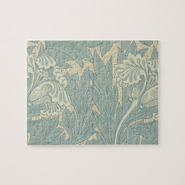 William Morris Classic Tulip Blue Floral (Horizontal)