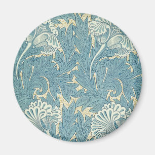 William Morris Classic Tulip Blue Floral Magnet