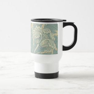 William Morris Classic Tulip Blue Floral Reisebecher