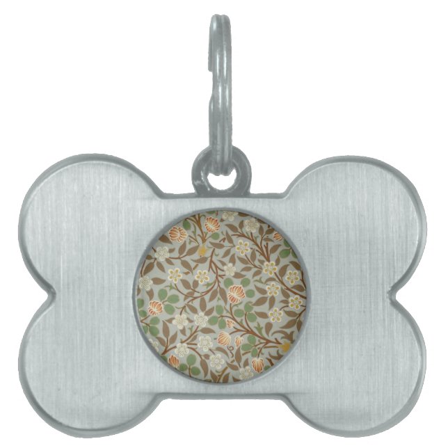 William Morris Clover Botanische Blume Tiermarke (Vorderseite)