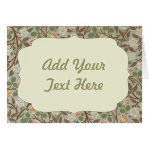 William Morris Clover Fleur botanique