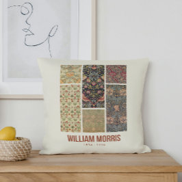 William Morris Collected Art Pattern Collage Kissen