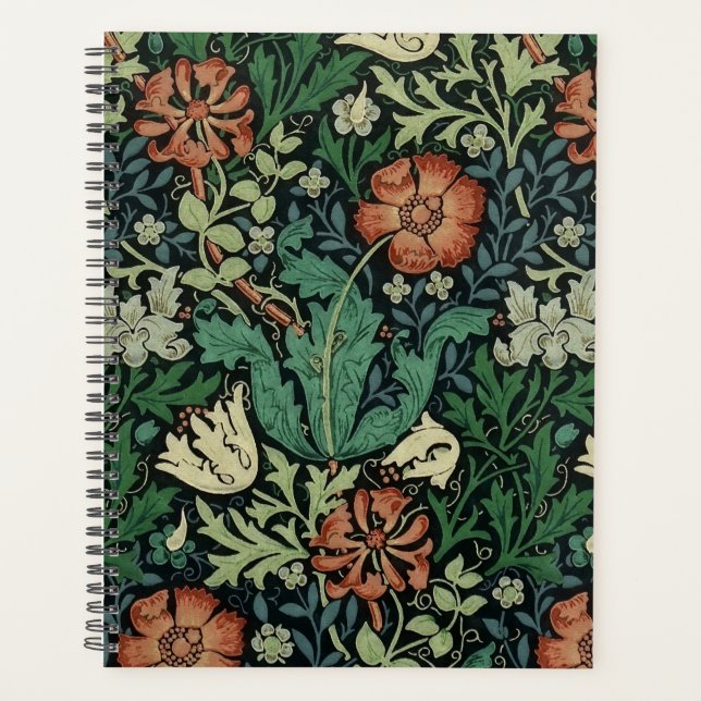 William Morris Compton Floral Art New Pattern Planer (Vorderseite)