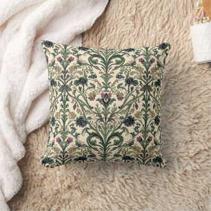 William Morris Compton Floral Art Nouveau Muster Kissen