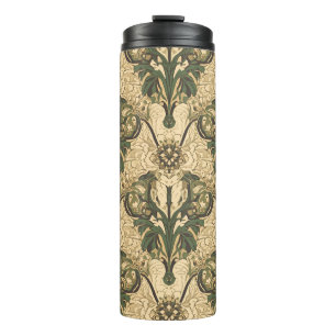 William Morris Compton Floral Art Nouveau Muster Thermosbecher