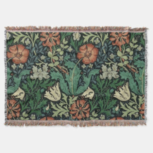 William Morris Compton Floral Art Nouveau Pattern Decke