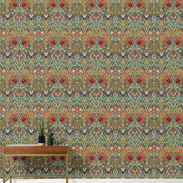 William Morris Compton Floral Art Nouveau Pattern Tapete
