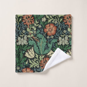 William Morris Compton Floral Art Nouveau Pattern Waschlappen
