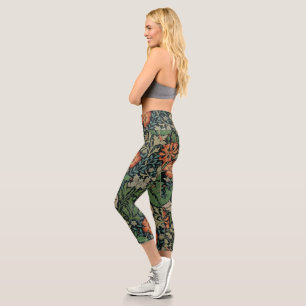 William Morris Compton Wallpaper Classic Capri Leggings