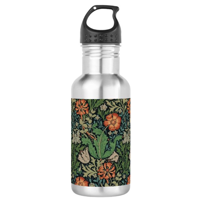 William Morris Compton Wallpaper Classic Edelstahlflasche (Vorderseite)