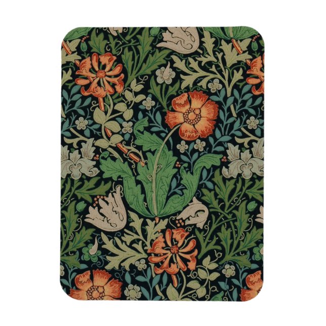 William Morris Compton Wallpaper Classic Magnet (Vertikal)