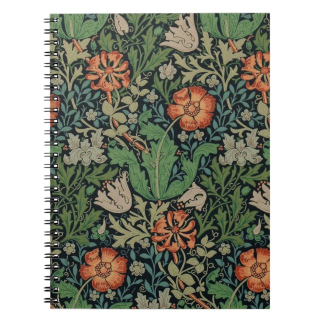 William Morris Compton Wallpaper Classic Notizblock (Vorderseite)