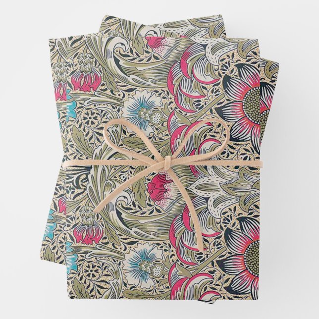 William Morris, Corncockle Geschenkpapier Set (Beispiel)