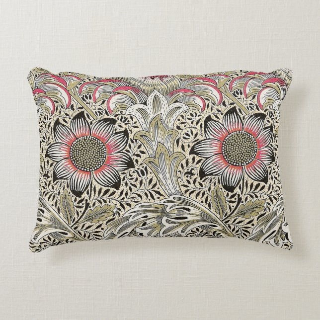 William Morris Corncockle Tapete Dekokissen (Vorderseite)