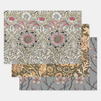 William Morris Corncockle Tapete Geschenkpapier Set