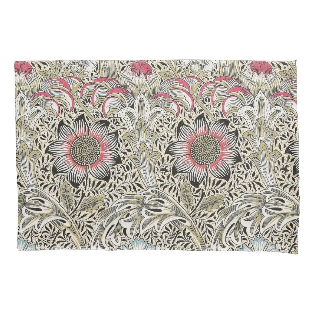 William Morris Corncockle Tapete Kissenbezug (Vorderseite)