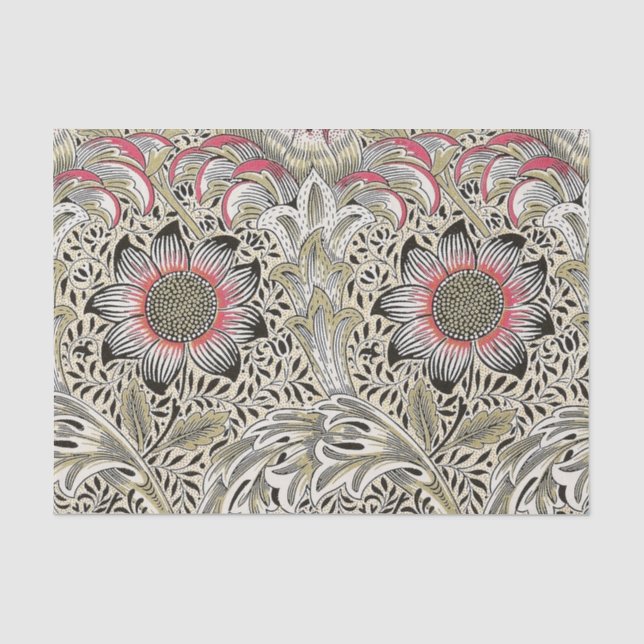 William Morris Corncockle Tapete Seidenpapier (Vorderseite)