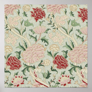 William Morris Cray Blumenmuster Vor-Raphaeliter S Poster