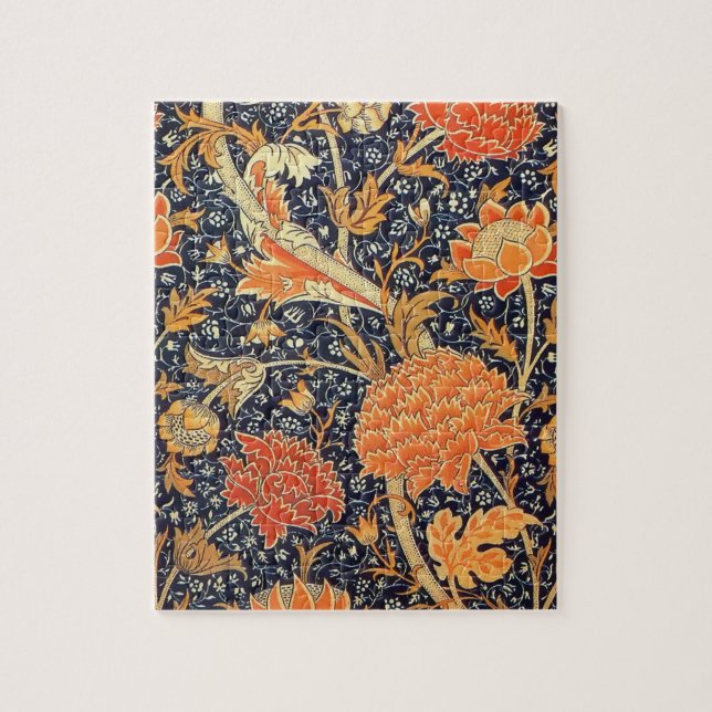 William Morris Cray Floral Art Nouveau Pattern (Vertikal)