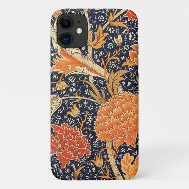 William Morris Cray Floral Art Nouveau Pattern Case-Mate iPhone Hülle (Rückseite)