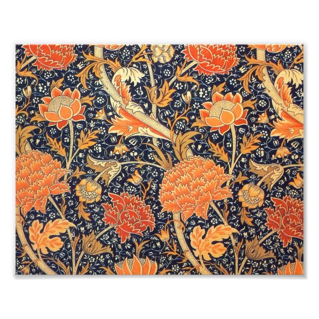 William Morris Cray Floral Art Nouveau Pattern Fotodruck (Vorne)