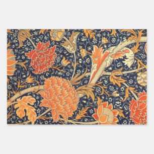 William Morris Cray Floral Art Nouveau Pattern Geschenkpapier Set