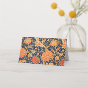 William Morris Cray Floral Art Nouveau Pattern Platzkarte