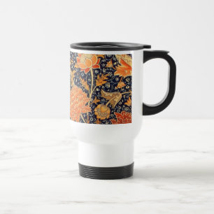 William Morris Cray Floral Art Nouveau Pattern Reisebecher
