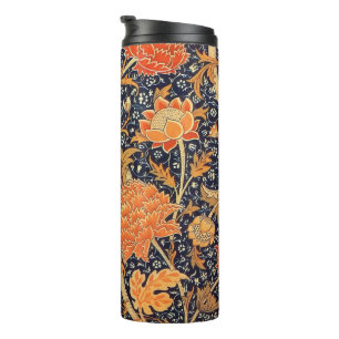 William Morris Cray Floral Art Nouveau Pattern Thermosbecher