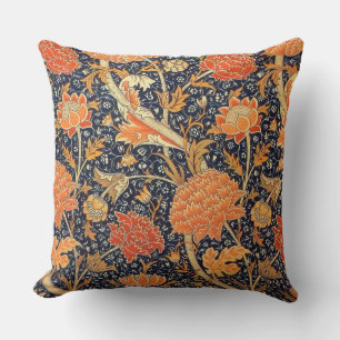 William Morris Cray Florales Art Nouveau Muster Kissen