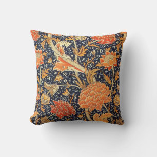 William Morris Cray Florales Art Nouveau Muster Kissen