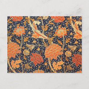 William Morris Cray Florales Art Nouveau Muster Postkarte