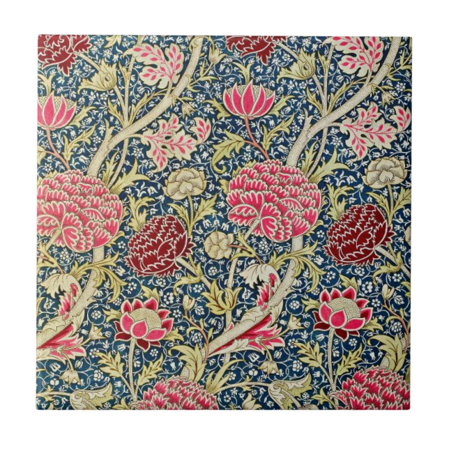 William Morris Cray Pattern Fliese (Vorderseite)