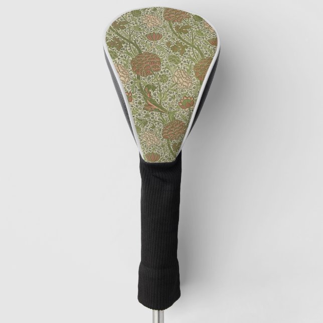 William Morris Cray Sage Blume Floral Botanical Golf Headcover (Vorderseite)