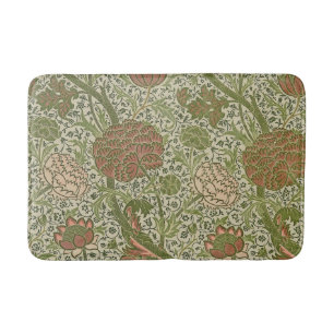 William Morris Cray Sage Blume Floral Botanisch Badematte