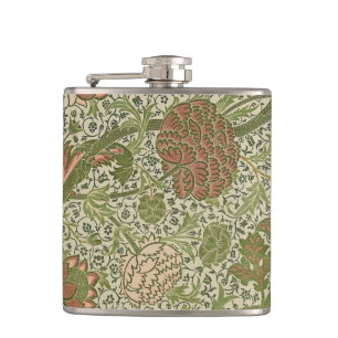 William Morris Cray Sage Blume Floral Botanisch Flachmann
