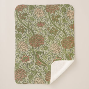 William Morris Cray Sage Blume Floral Botanisch Sherpadecke
