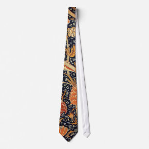 William Morris Cray Tapete Blumenmuster Krawatte