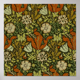 William Morris - Cray textile design Poster