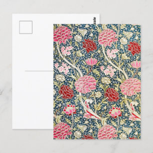 William Morris Cray Vintag Blossom Floral Design Postkarte