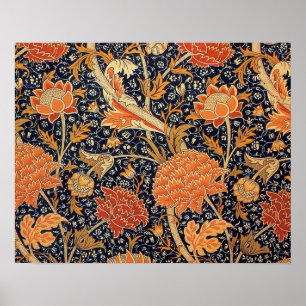 William Morris Cray Wallpaper Blume Pattern Poster