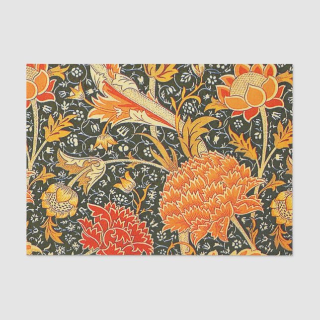 William Morris Cray Wallpaper Flower Pattern  Seidenpapier (Vorderseite)