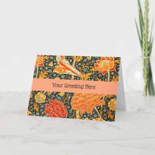 William Morris Cray Wallpaper Pattern Dankeskarte