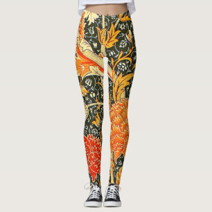William Morris Cray Wallpaper Pattern Leggings