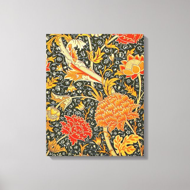 William Morris Cray Wallpaper Pattern Leinwanddruck (Vorderseite)